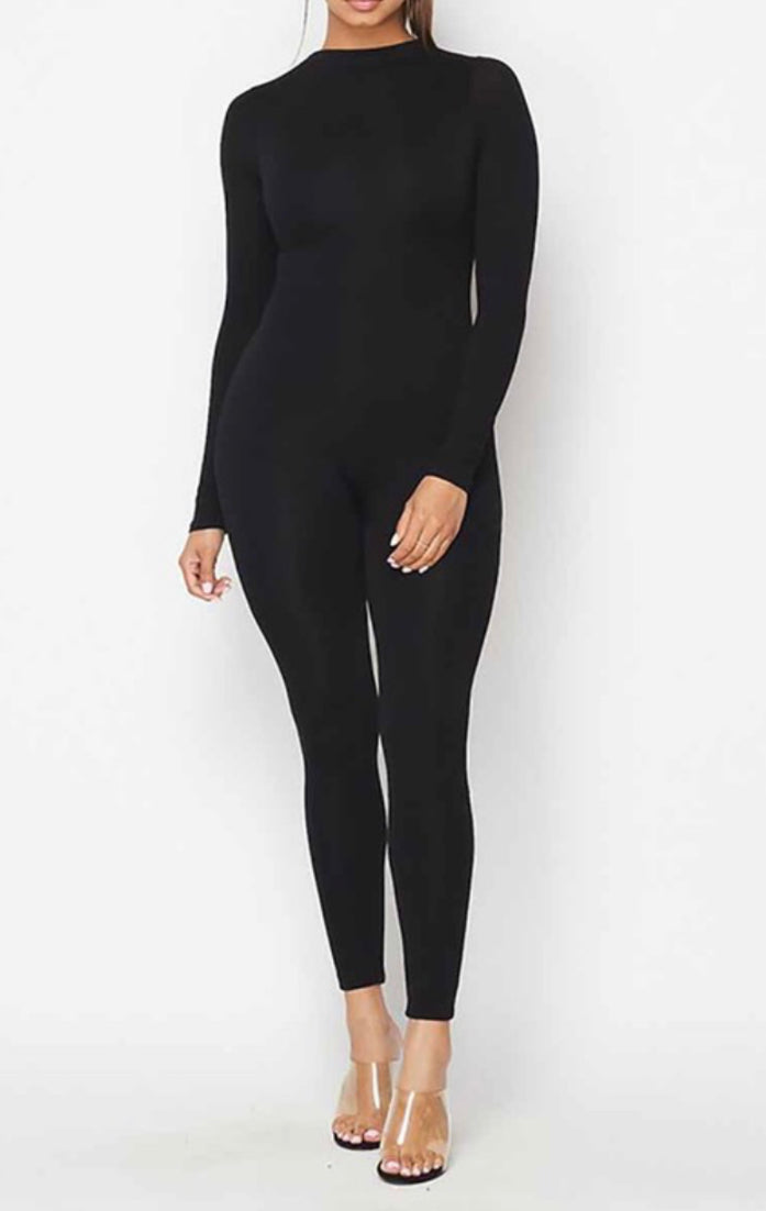 Basic and Bold Long Sleeve Jumpsuit - New Arrival